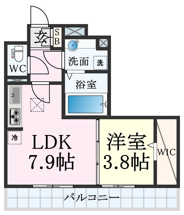 兵庫駅 徒歩10分 2階の物件間取画像