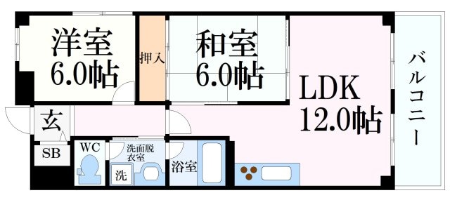 芦屋駅 徒歩9分 1階の物件間取画像