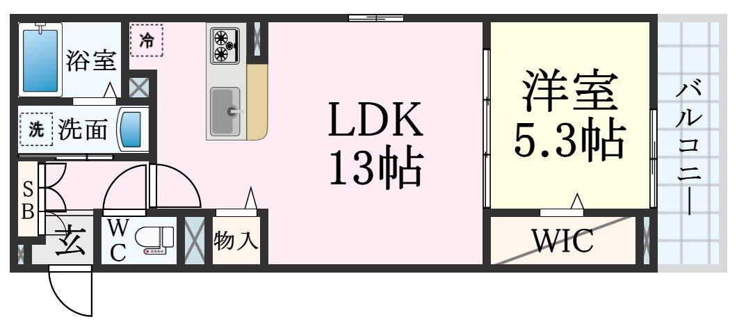 王子公園駅 徒歩16分 2階の物件間取画像