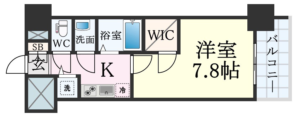 兵庫駅 徒歩6分 5階の物件間取画像