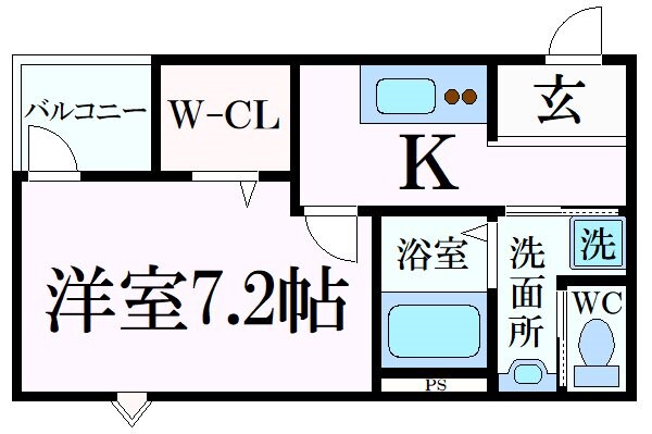 エスポアール甲子園の物件間取画像