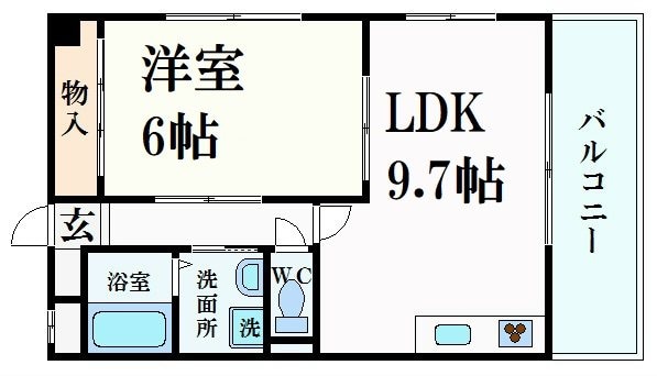 チェリーロード北名次の物件間取画像