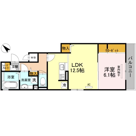 住吉駅 徒歩3分 3階の物件間取画像