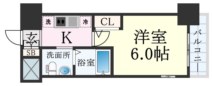 兵庫駅 徒歩7分 7階の物件間取画像