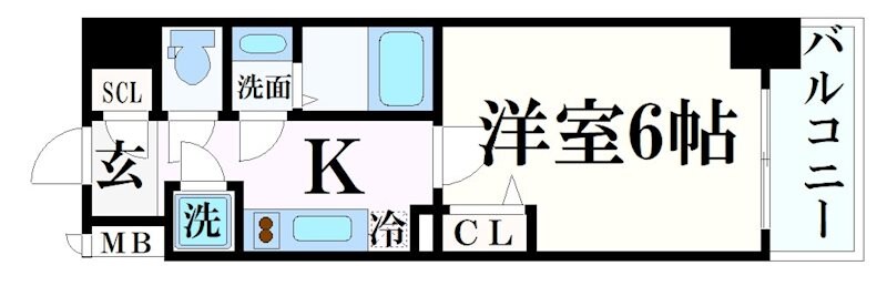 兵庫駅 徒歩4分 2階の物件間取画像