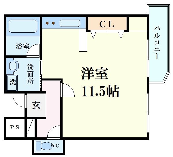 レグルス桜夙川の物件間取画像