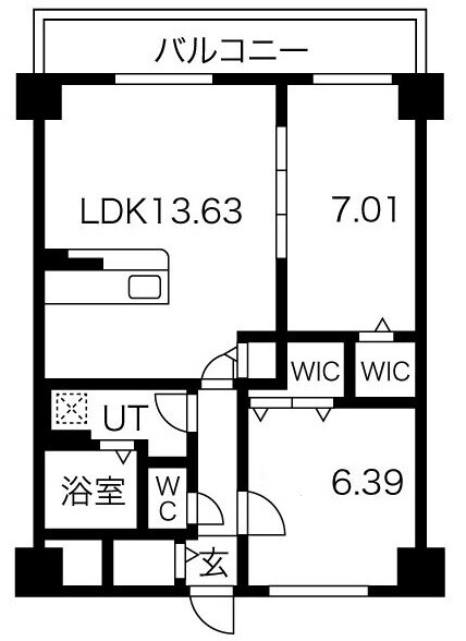 グルーヴ上甲子園の物件間取画像