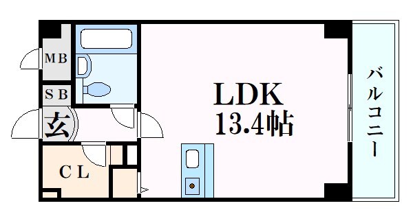 ホープ芦屋の物件間取画像