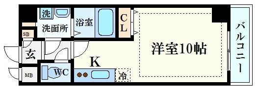 ラビットビルの物件間取画像