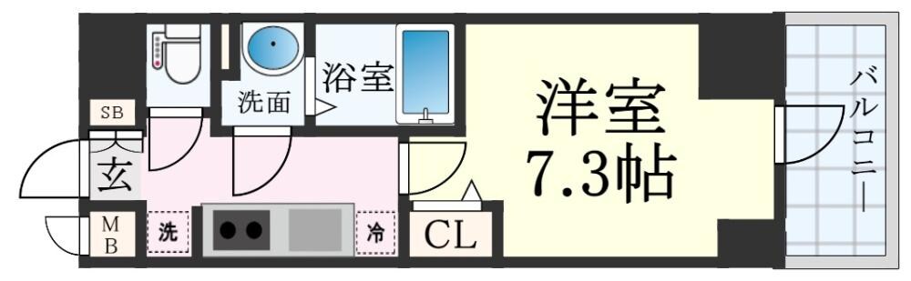 神戸駅 徒歩8分 3階の物件間取画像