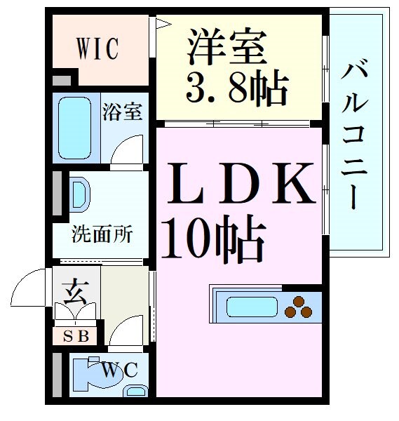 パラシエロの物件間取画像