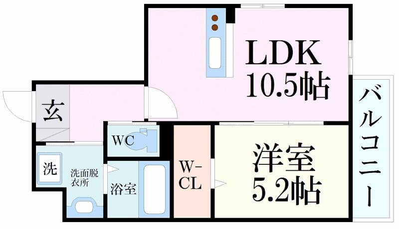 青木駅 徒歩5分 1階の物件間取画像