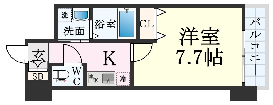 兵庫駅 徒歩7分 2階の物件間取画像