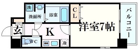 エスリード西宮北口第2の物件間取画像