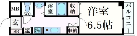 アンジェ夙川の物件間取画像