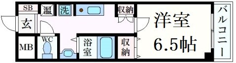 アンジェ夙川の物件間取画像