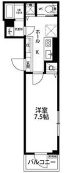 アムールグラン西宮の物件間取画像