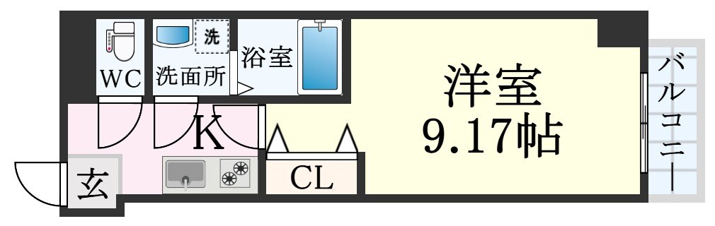 高速神戸駅 徒歩5分 3階の物件間取画像