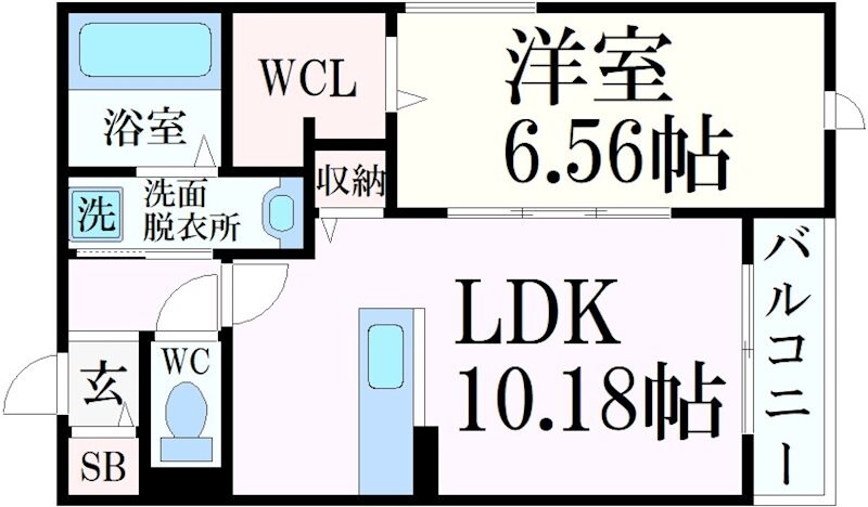 プラチナコート西宮の物件間取画像