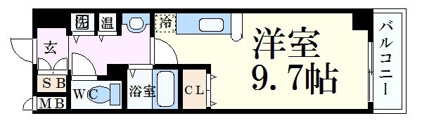 三ノ宮駅 徒歩10分 8階の物件間取画像