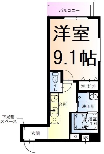 フジパレスさくら夙川イーストの物件間取画像