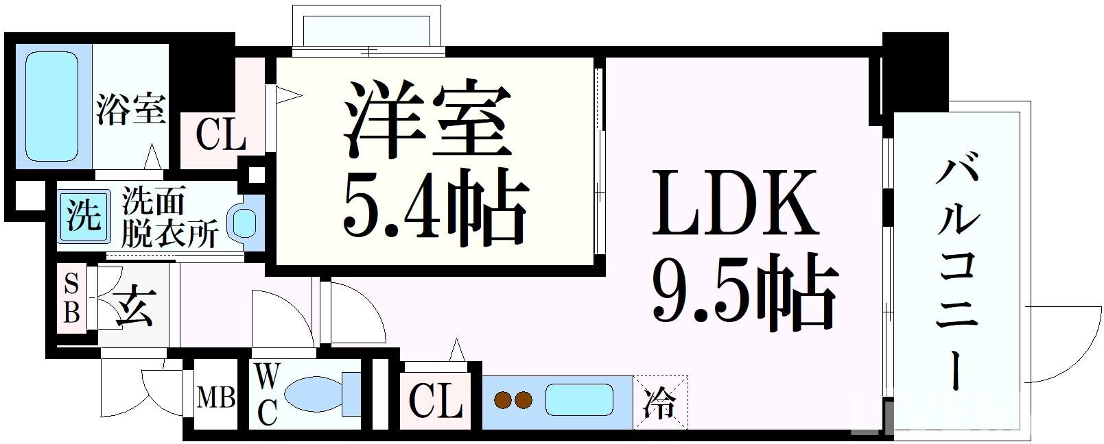 クラシェス深江の物件間取画像