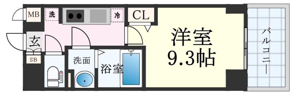 神戸駅 徒歩8分 4階の物件間取画像