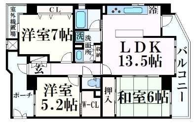 神戸駅 徒歩8分 15階の物件間取画像