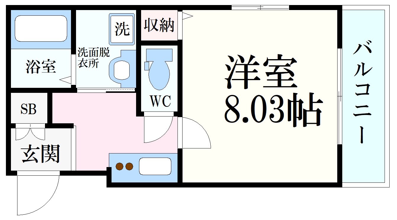 ヴィクトワール西宮丸橋町の物件間取画像