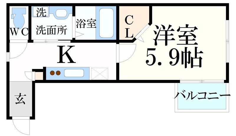 アビタ青木パークサイドの物件間取画像