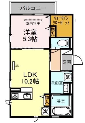 ソレアード鳴尾の物件間取画像