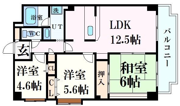 ココ西宮の物件間取画像