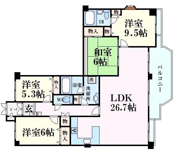 芦屋川駅 徒歩25分 3階の物件間取画像