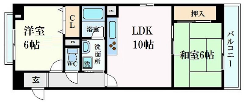 ルックヒルズの物件間取画像