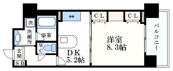 元町駅 徒歩5分 2階の物件間取画像