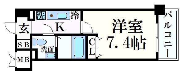 ベルトピア門口の物件間取画像