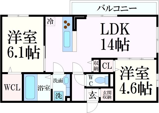 芦屋駅 徒歩12分 2階の物件間取画像