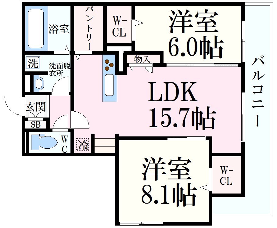 芦屋駅 徒歩8分 3階の物件間取画像