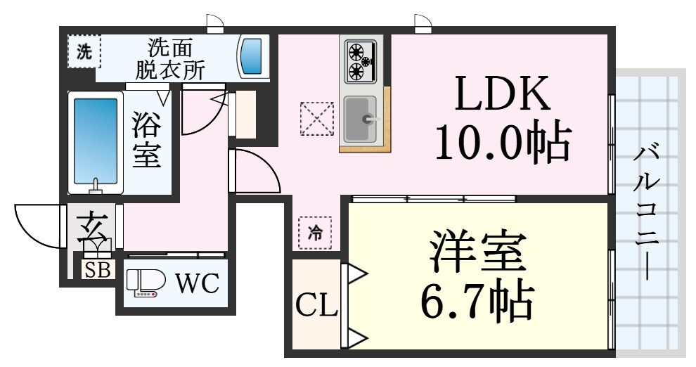 神戸駅 徒歩12分 1階の物件間取画像
