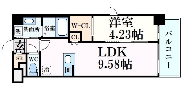 ブリス西宮の物件間取画像