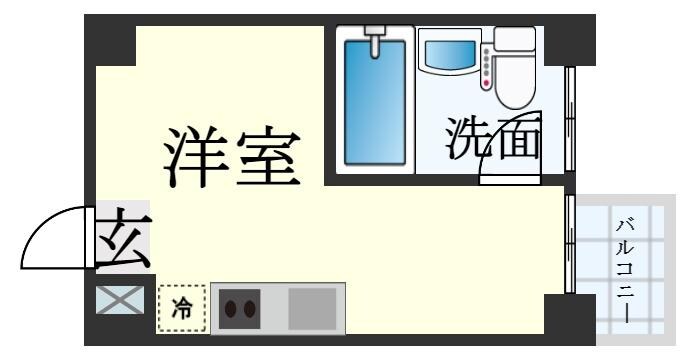 三ノ宮駅 徒歩4分 10階の物件間取画像