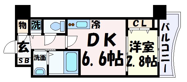 元町駅 徒歩5分 12階の物件間取画像