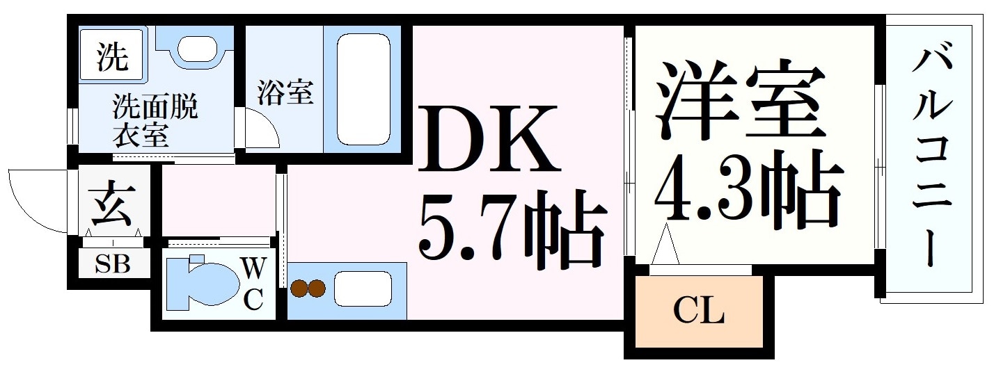 ココメープルの物件間取画像