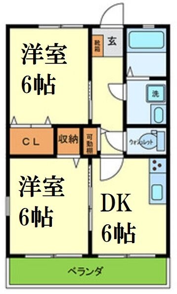 エーデルハイムの物件間取画像