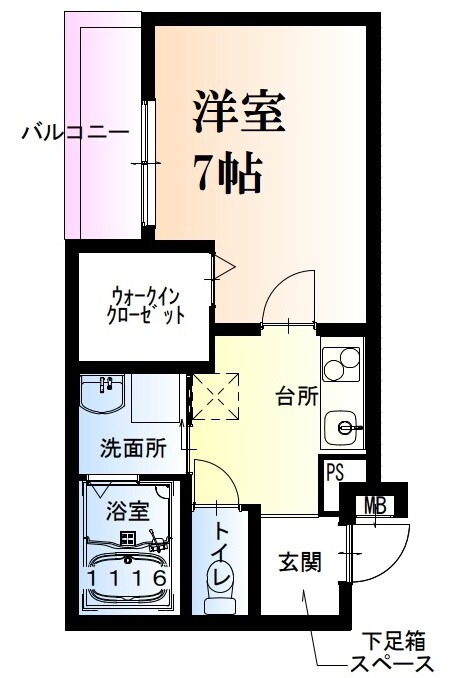 フジパレス西宮甲陽園の物件間取画像