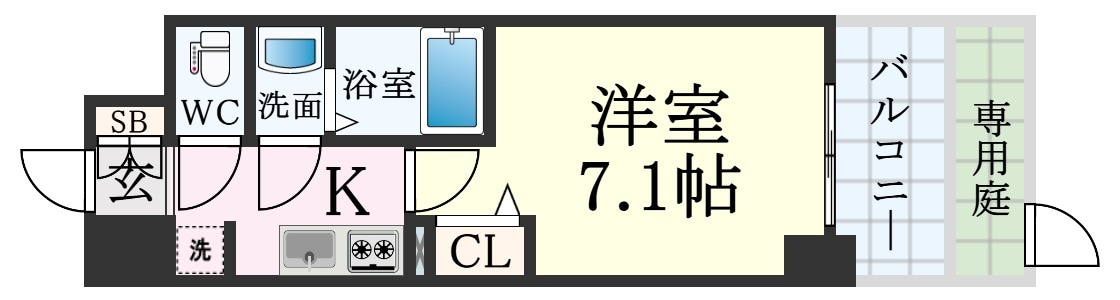 神戸駅 徒歩12分 1階の物件間取画像