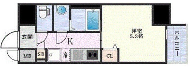 フォーリアライズ昭和南通Ⅰの物件間取画像