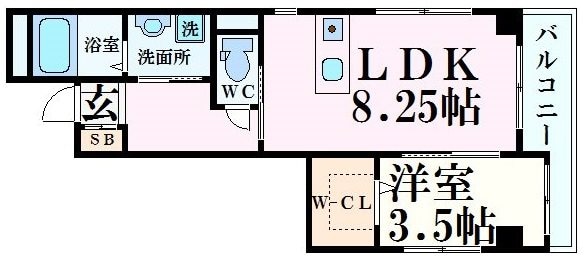 ケーズコート西宮北口の物件間取画像