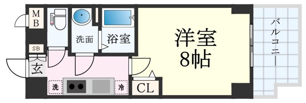 神戸駅 徒歩8分 3階の物件間取画像