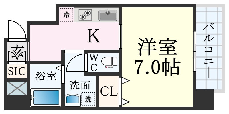 兵庫駅 徒歩10分 2階の物件間取画像